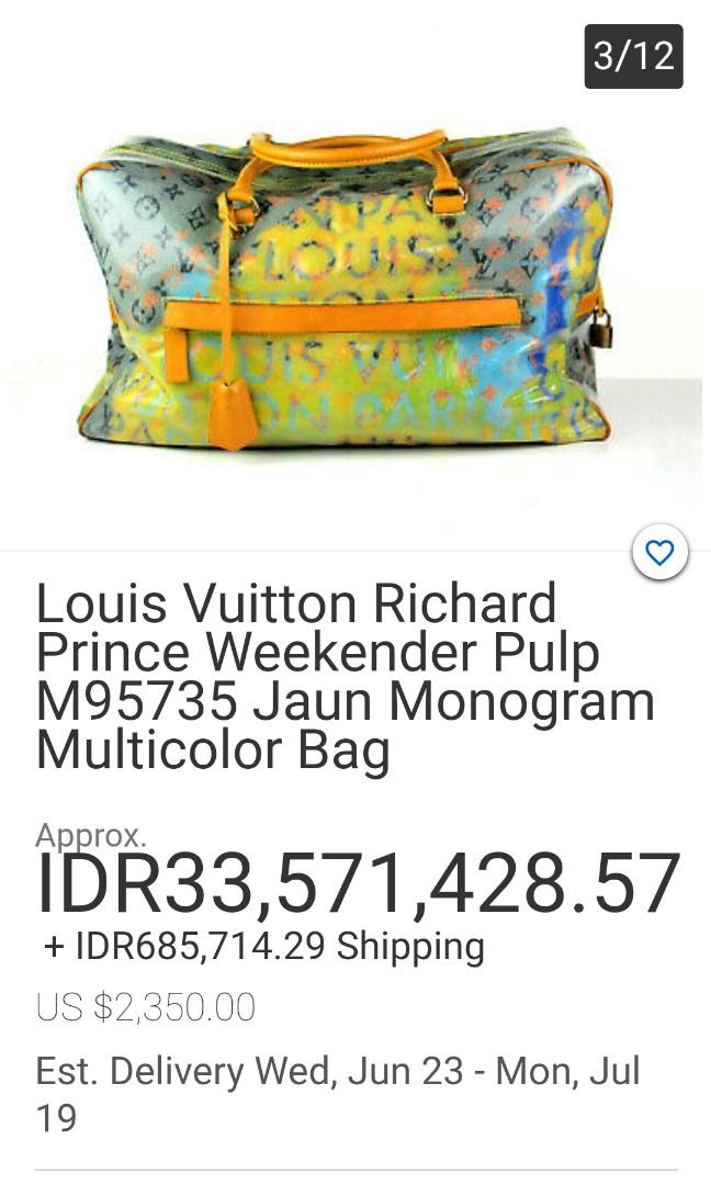 Rare Louis Vuitton Ltd Richard Prince GM bag 2008 - Katheley's