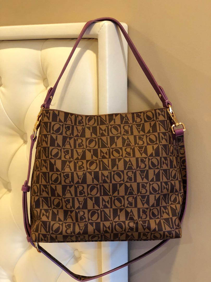 Bonia online monogram handbag