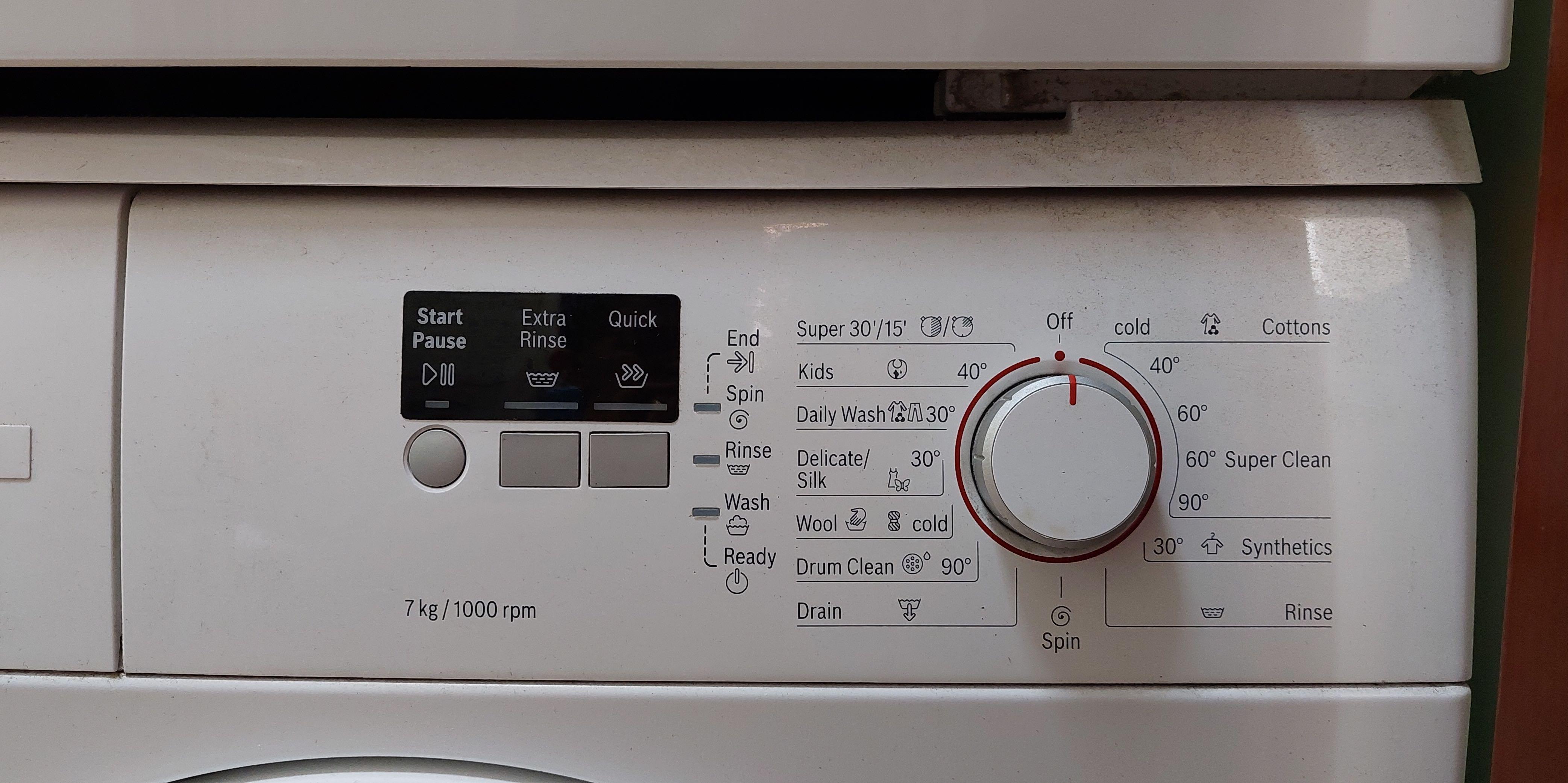 Bosch Washing Machine 7kg, TV & Home Appliances, Washing Machines and