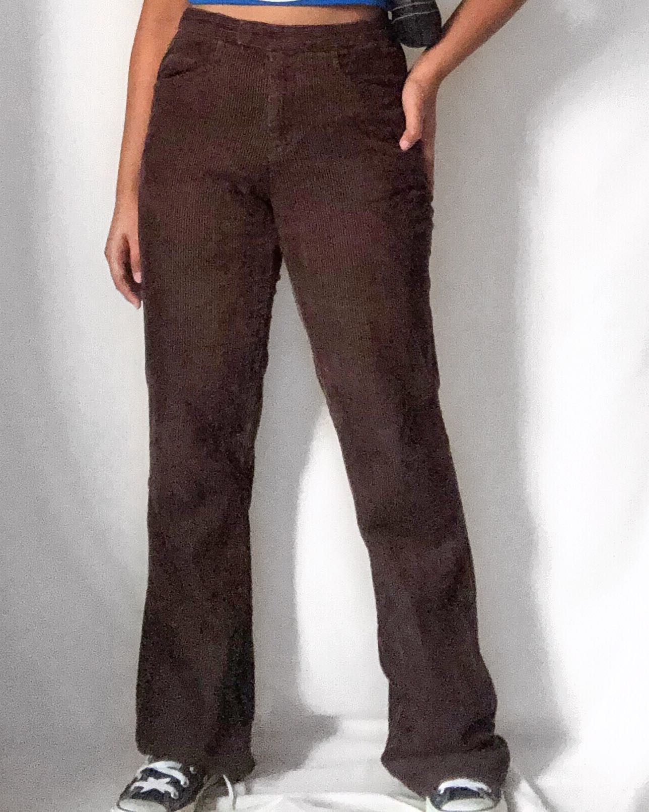 Bossini Ladies Dark Brown Corduroy Pants, Women's Fashion, Bottoms, Other  Bottoms on Carousell