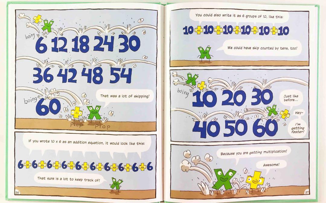 Building blocks of mathematics (6 books) hardcover, Hobbies & Toys