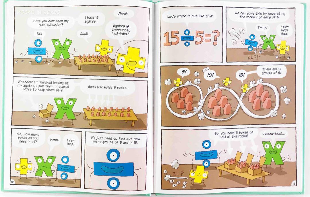 Building blocks of mathematics (6 books) hardcover, Hobbies & Toys