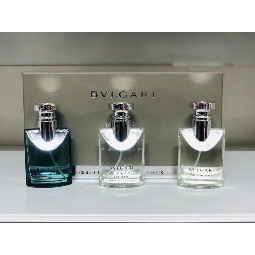Bvlgari Pour Homme Set for Men Edt With 3 x 30ml STOCK CLEARANCE