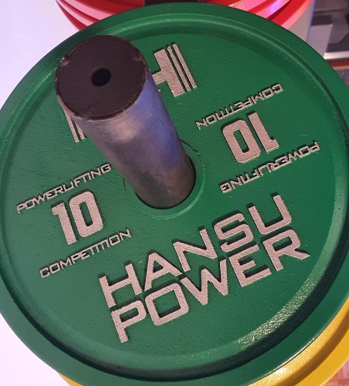 Powerlifting Weight Plates Calibrated Competition HANSUPOWER HS Power ...