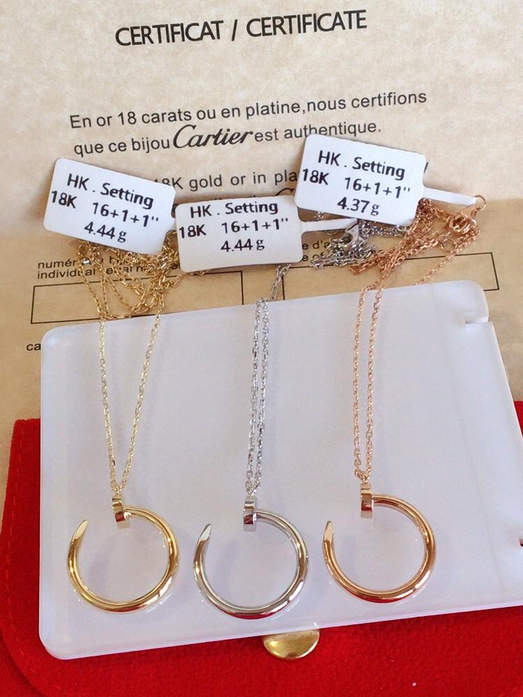 cartier nail pendant