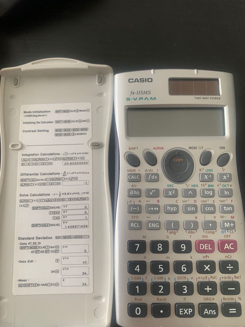 Casio calculator FX 115MS, Hobbies & Stationery Craft, Stationery & School Supplies on Carousell