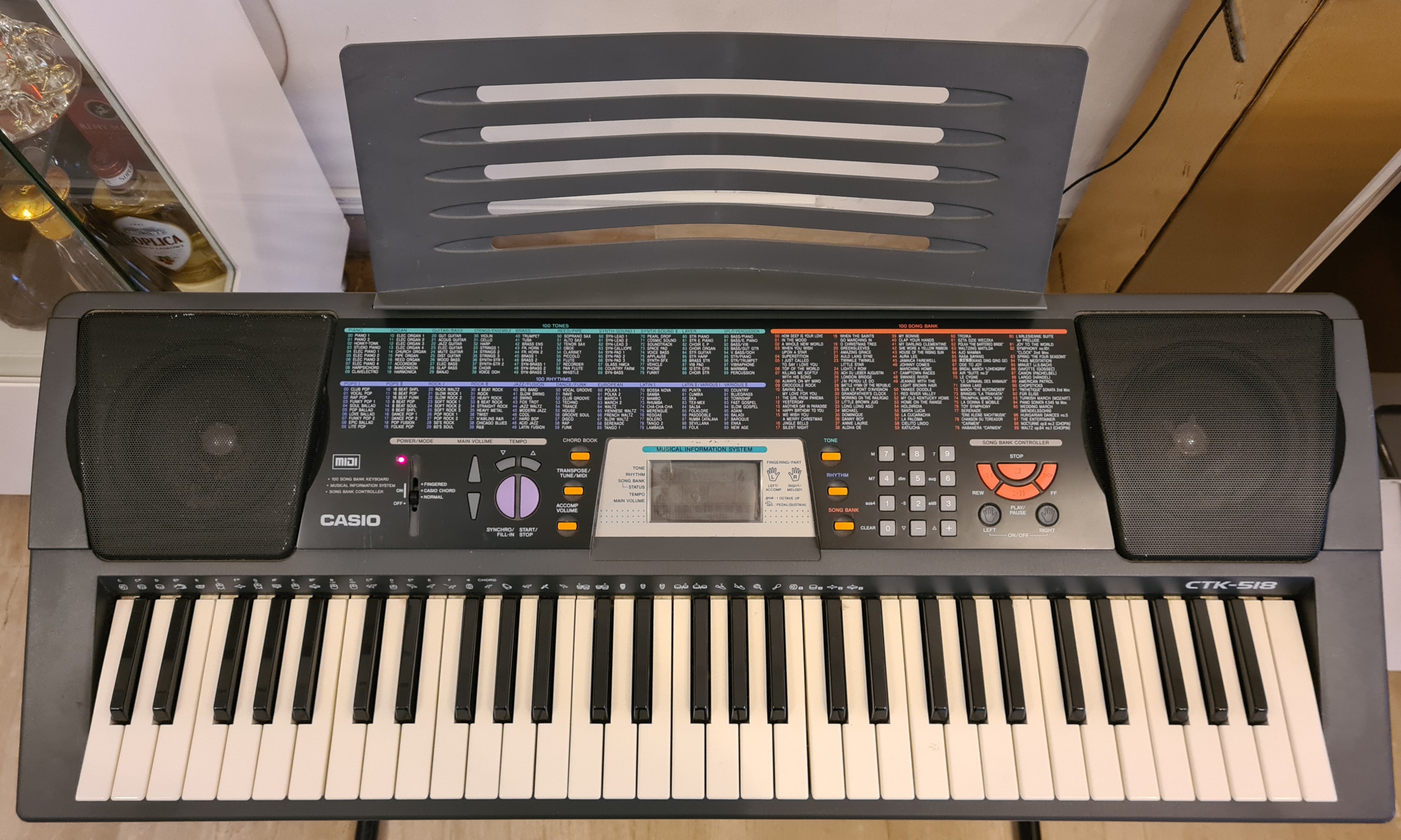 Casio CTK 518 Keyboard Piano Hobbies Toys Music Media
