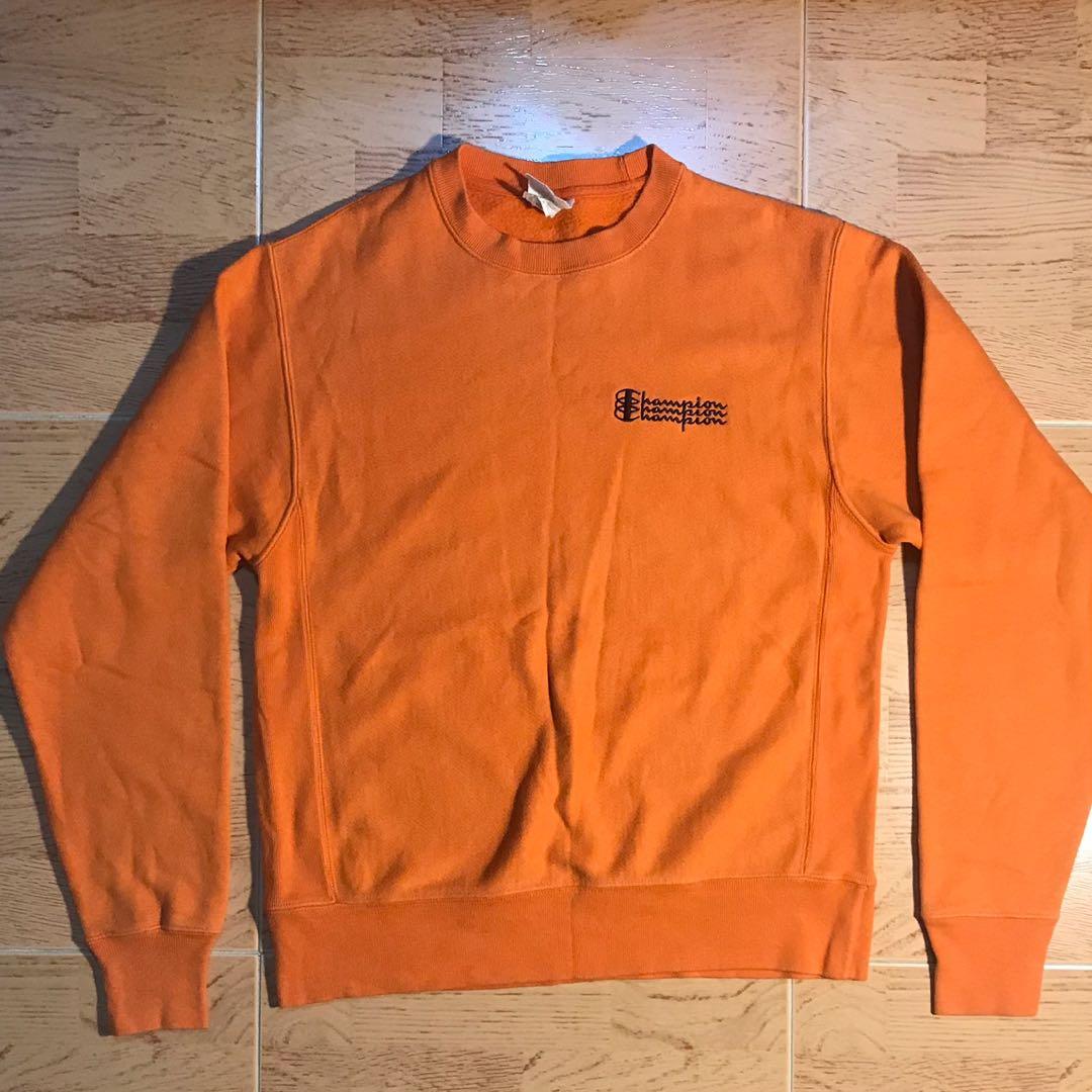 Orange champion sweatsuit hotsell