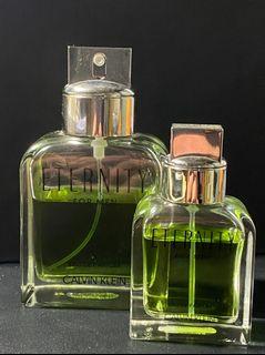 CK ETERNITY 永恆男性淡香精(100ml+30ml) 買大送小 USED
