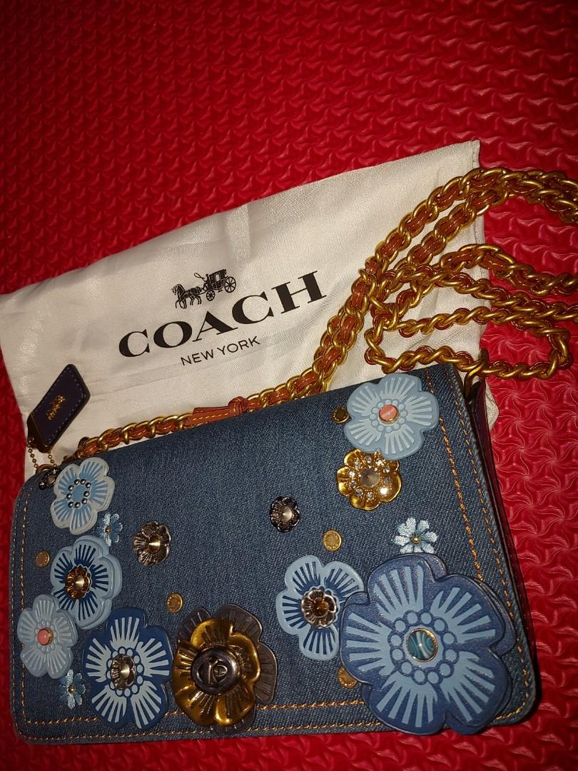 Coach dinky denim outlet