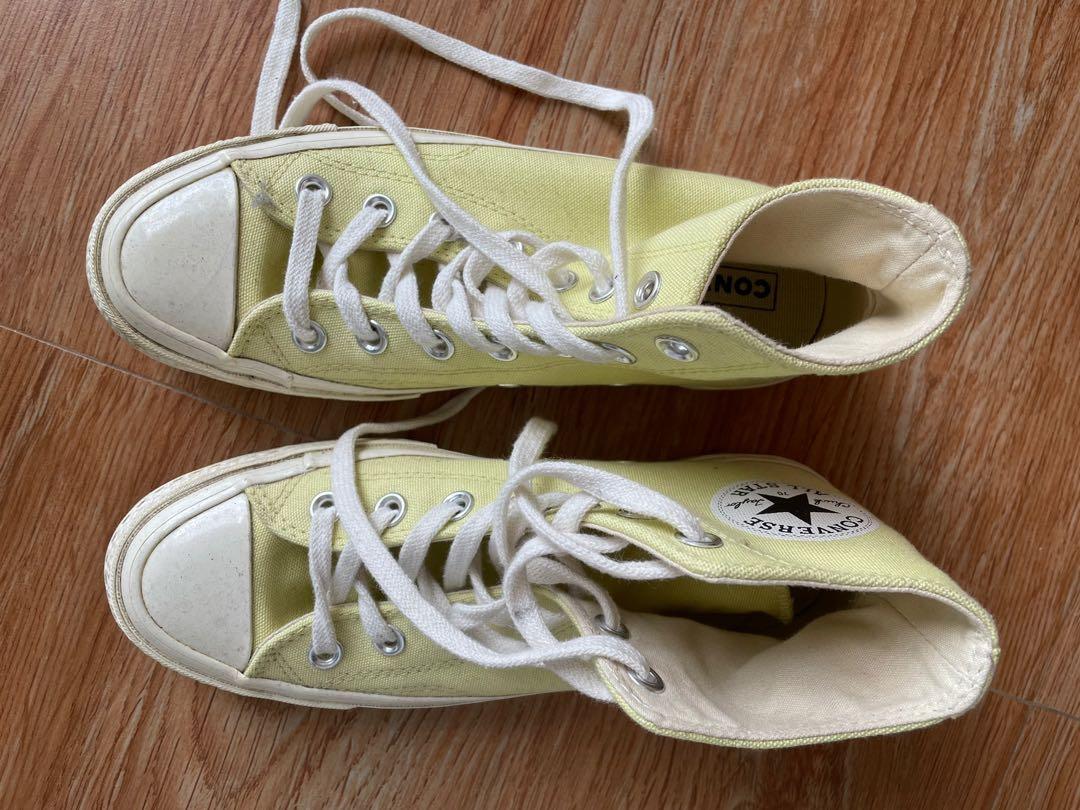 Converse Chuck Taylor All Star High Cut 70s (Category: Sneakers) located in Cainta. Submitted by imabigail (Listing ID 1087476137, Image 1). Description: Used once only Without box Rfs: decluttering.