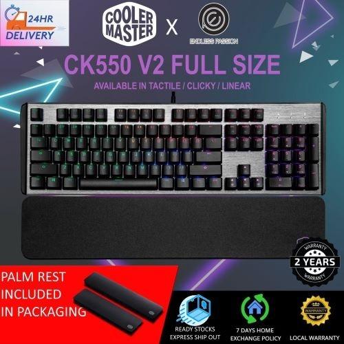 Cooler Master Ck550 V2 Rgb Mechanical Gaming Keyboard Computers Tech Parts Accessories Computer Keyboard On Carousell
