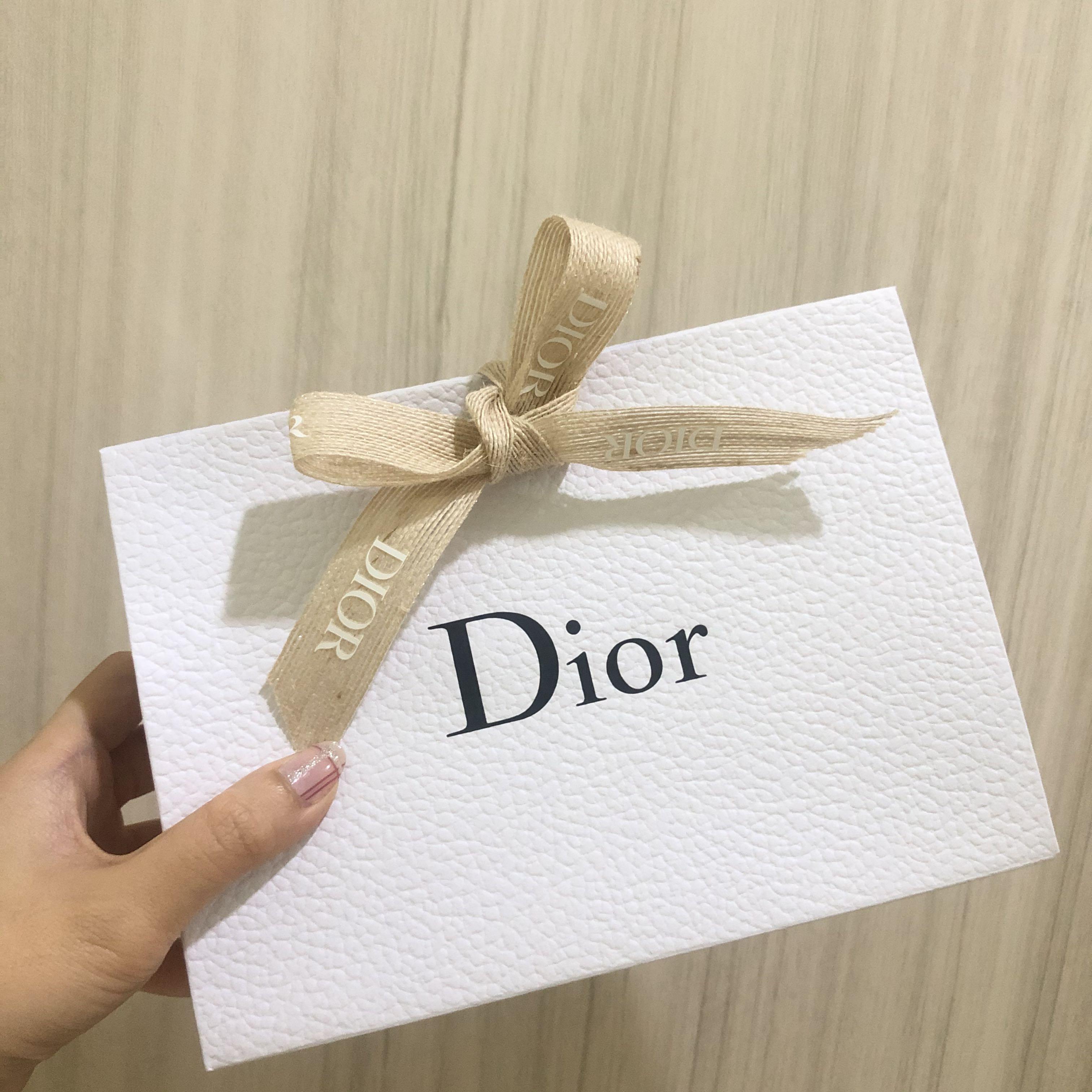 Dior Gift Bag  Paper Bag with Ribbon Beauty  Personal Care Fragrance   Deodorants on Carousell