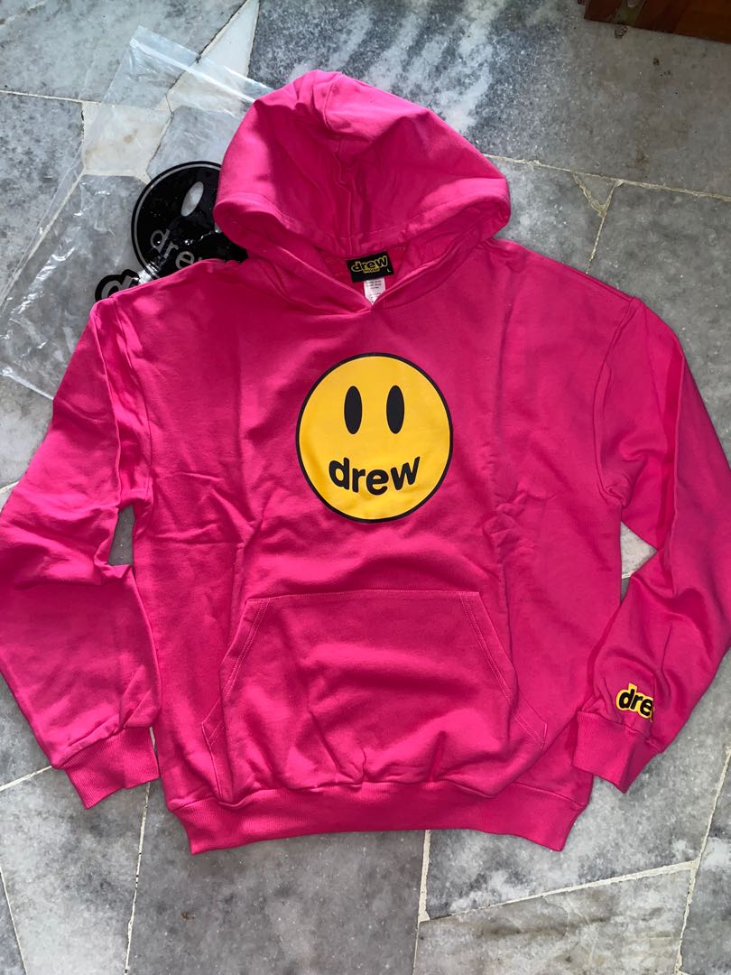 drew sweatshirt pink