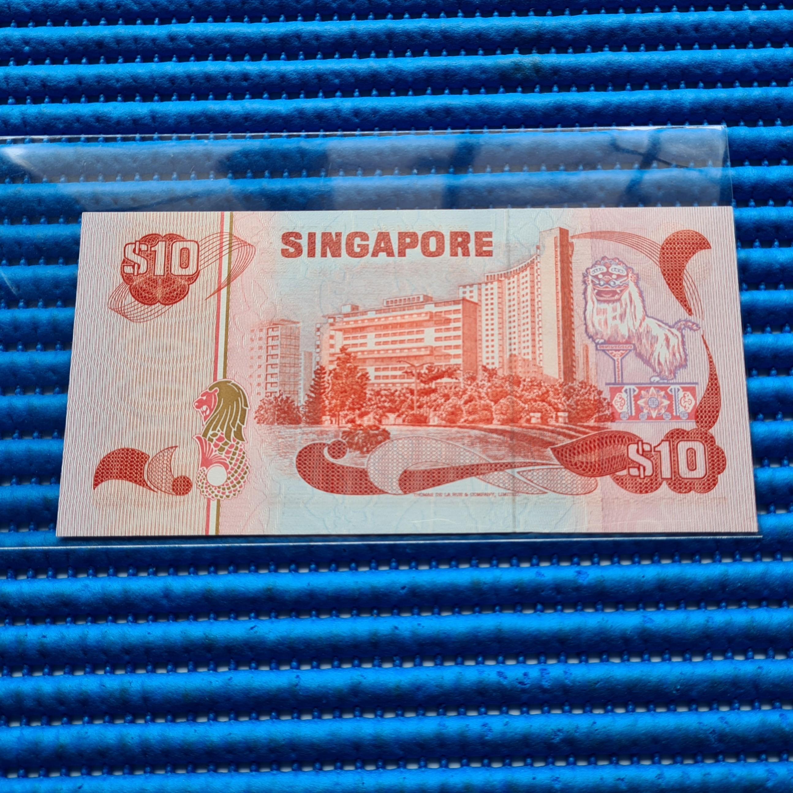 Error Singapore Bird Series 10 Note C40 377678 Misalignment Error