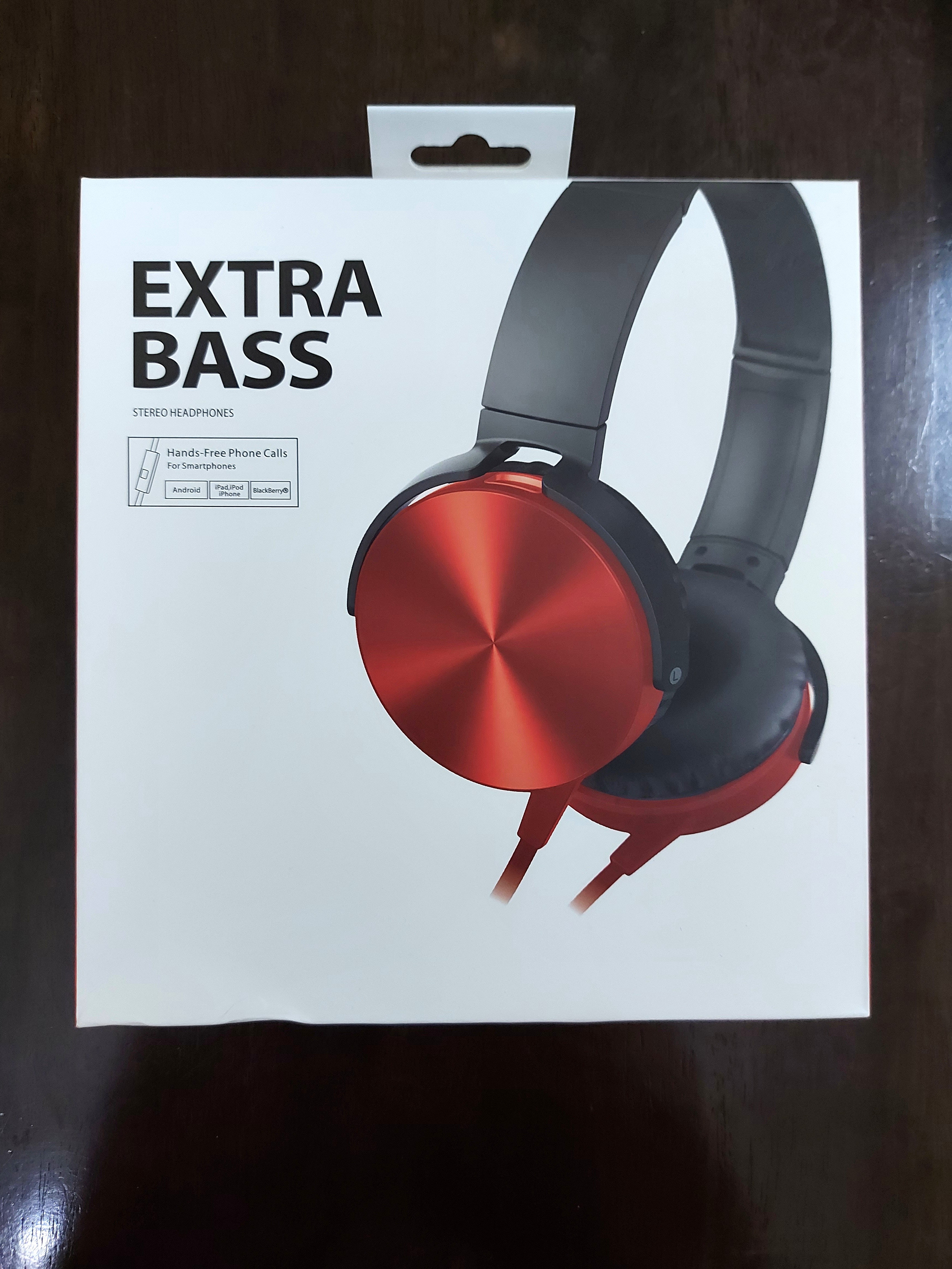 Extra bass stereo headphones