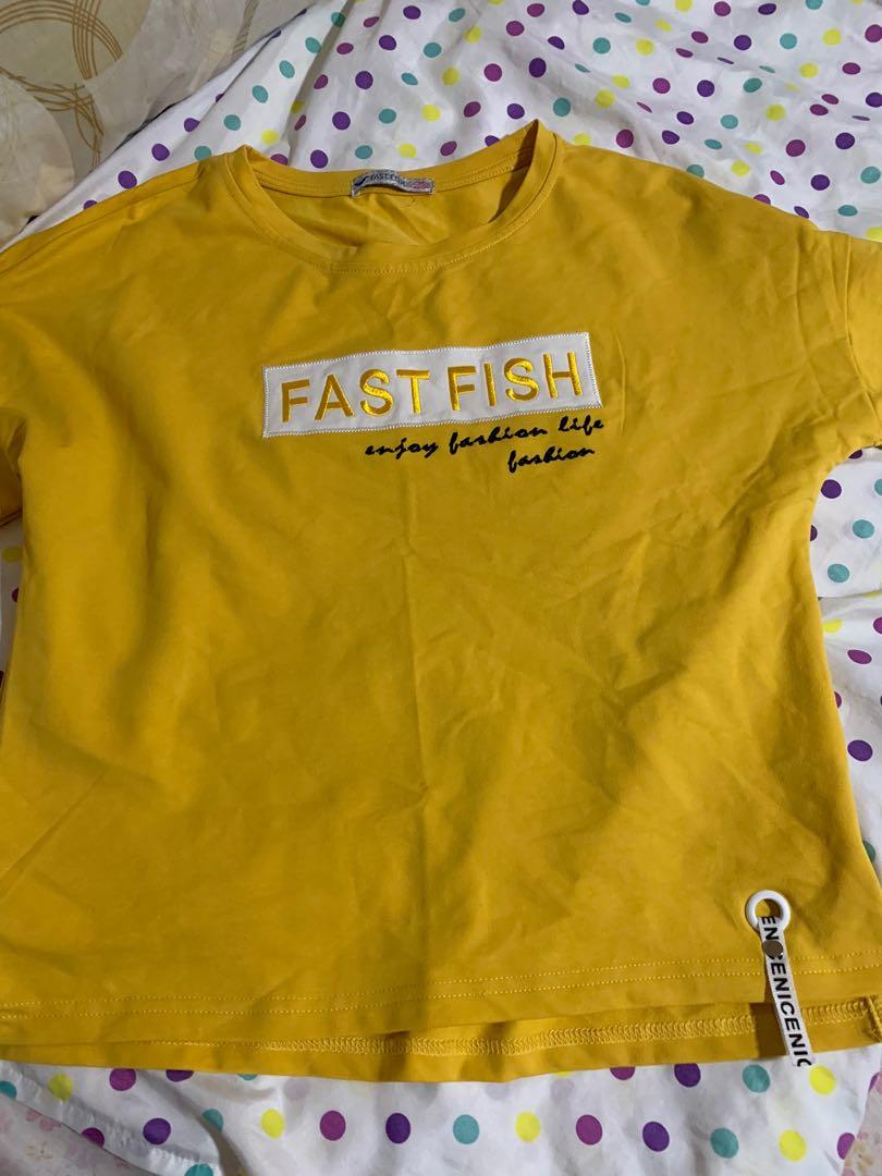 Fast fish shirt, Women's Fashion, Tops, Others Tops on Carousell