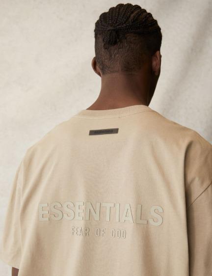 Size M Moss Colour Fear Of God Essentials Ss21 T Shirt Tee Men S Fashion Tops Sets Tshirts Polo Shirts On Carousell