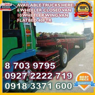 Flatbed trailer truck 20 / 40 for rent trucking services truck rental