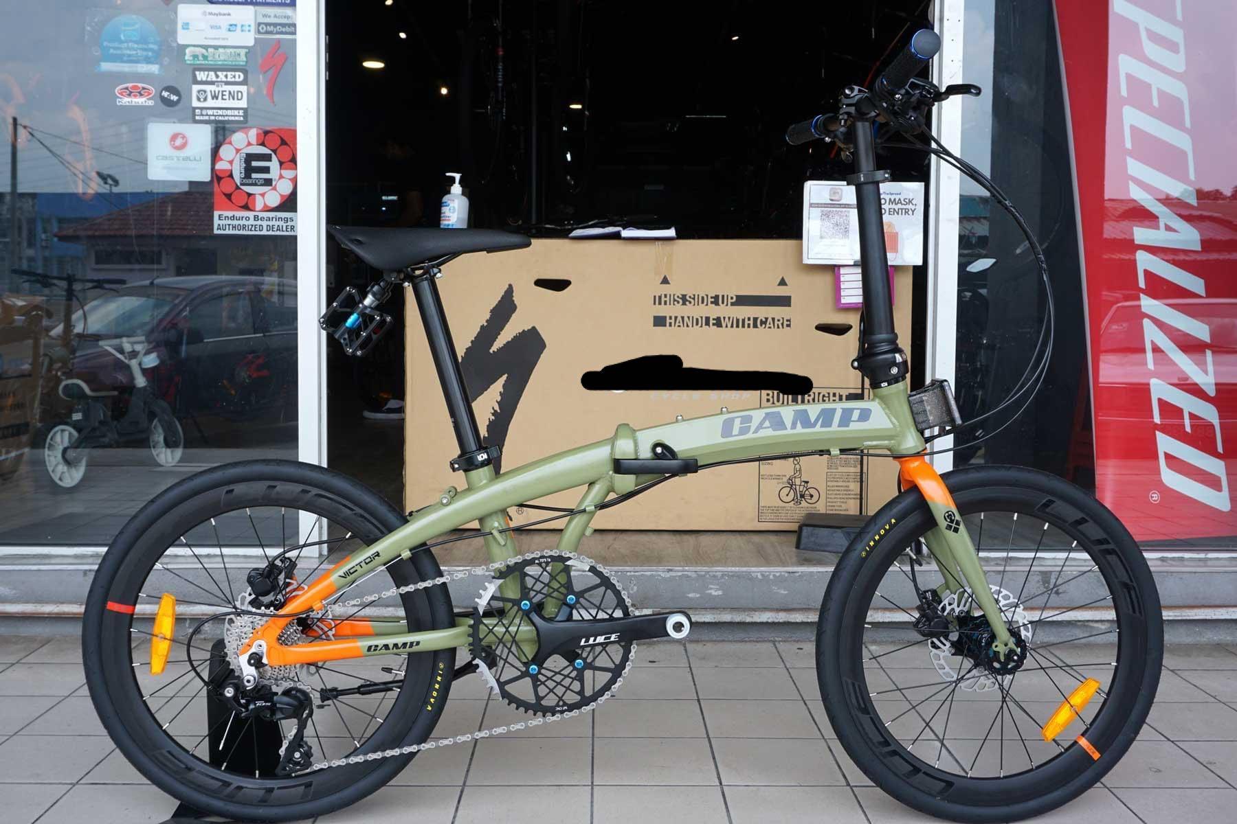 Victor folding outlet bike