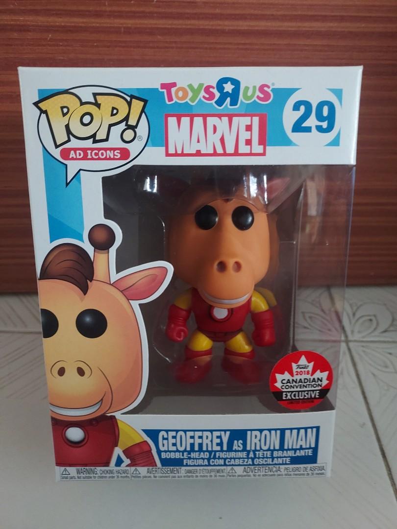 Geoffrey as iron hot sale man funko pop
