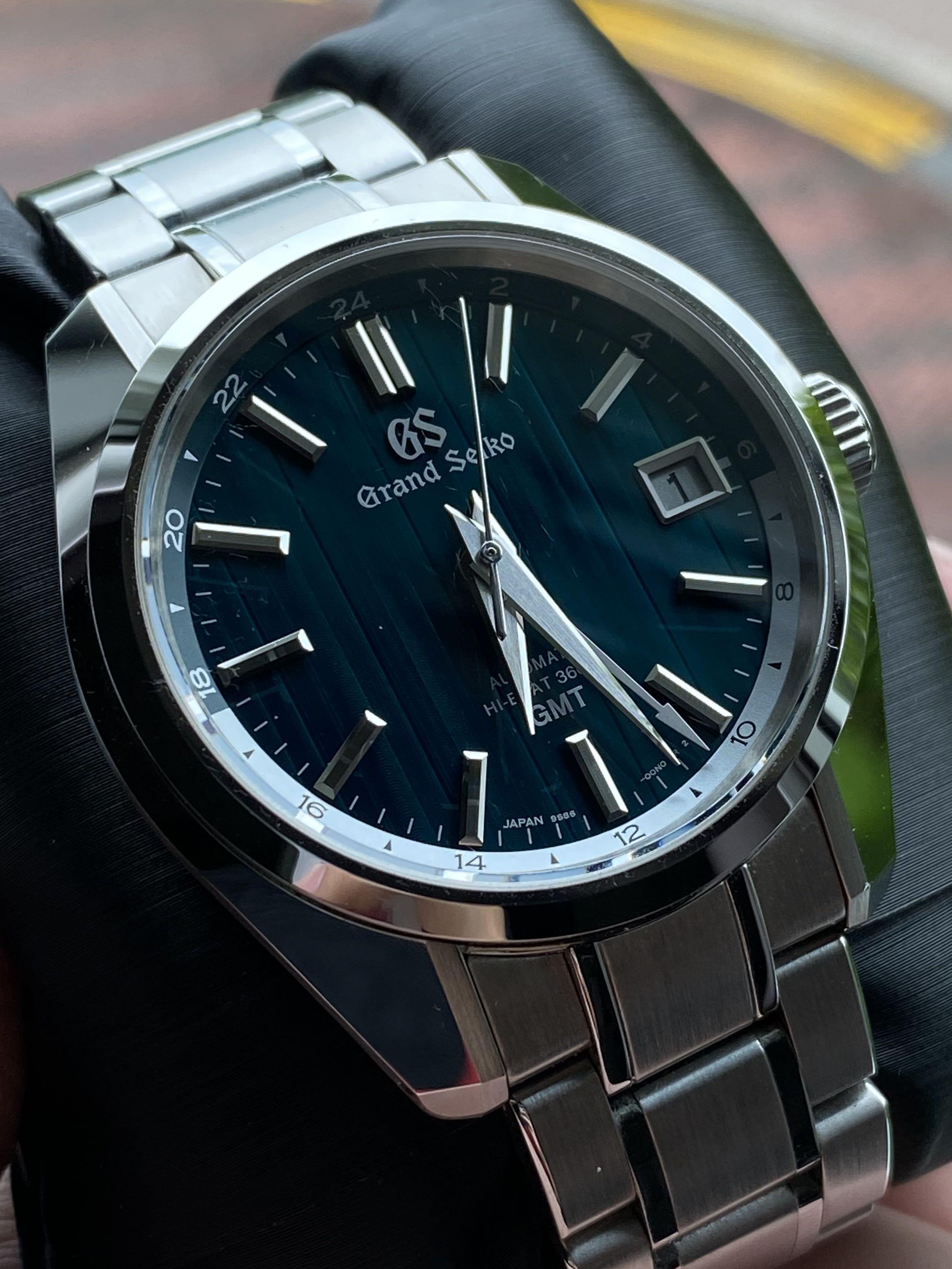 Grand Seiko SBGJ241 Matrix GMT, Luxury, Watches on Carousell