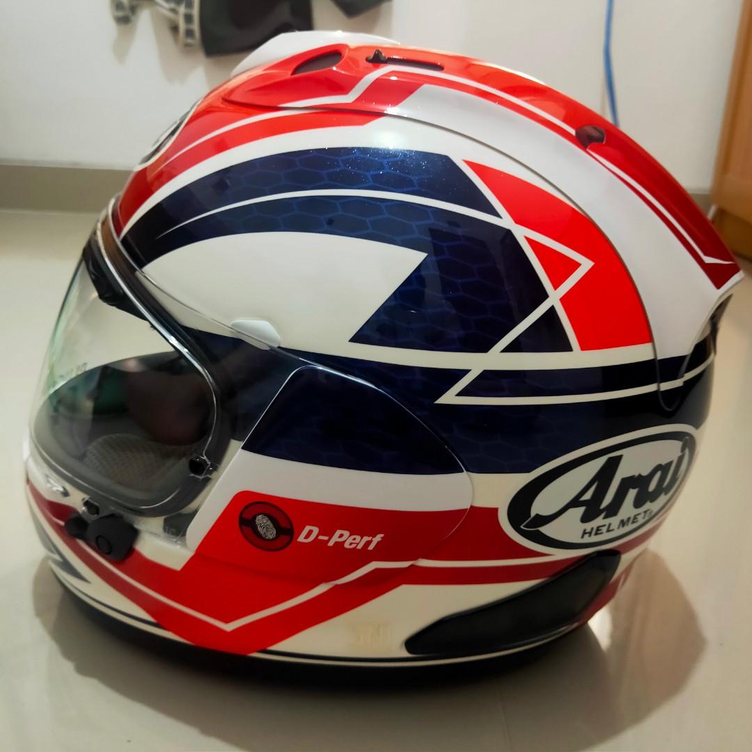Helm Arai Rx7x Curve Red Motor Di Carousell