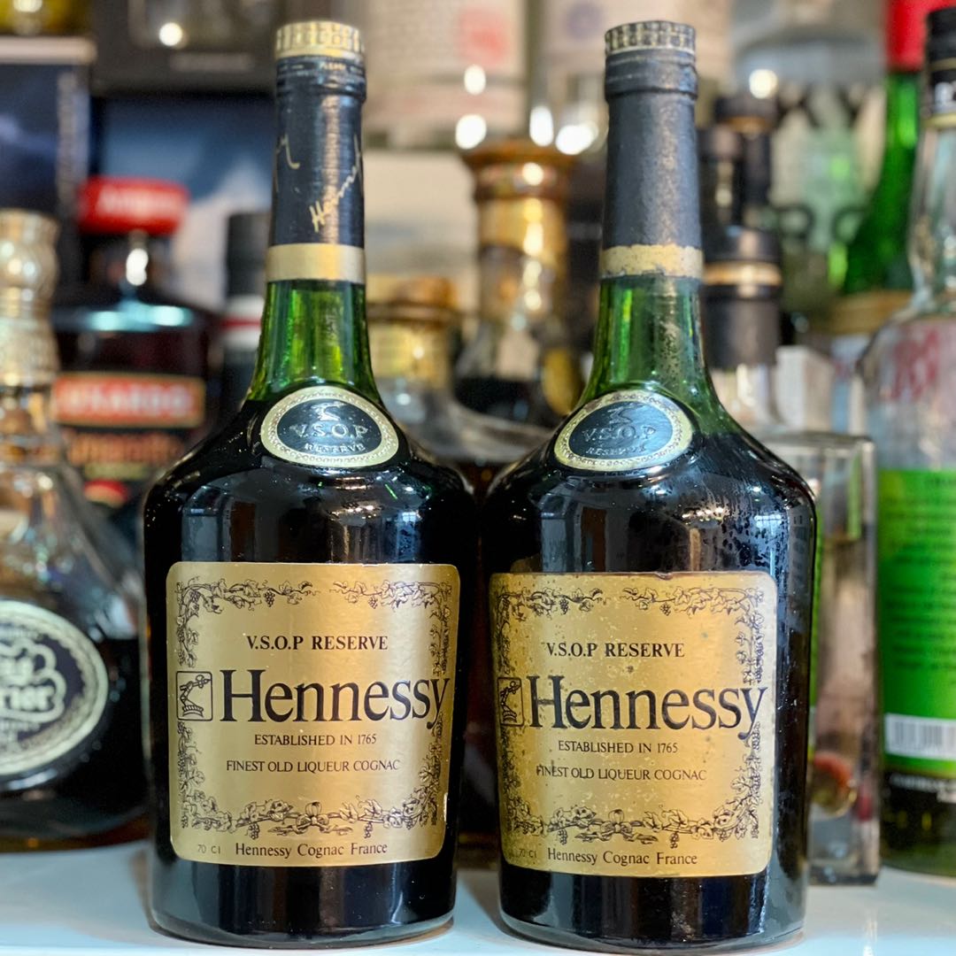 Hennessy VSOP special Reserve Green bottle Cognac 1970s, Food