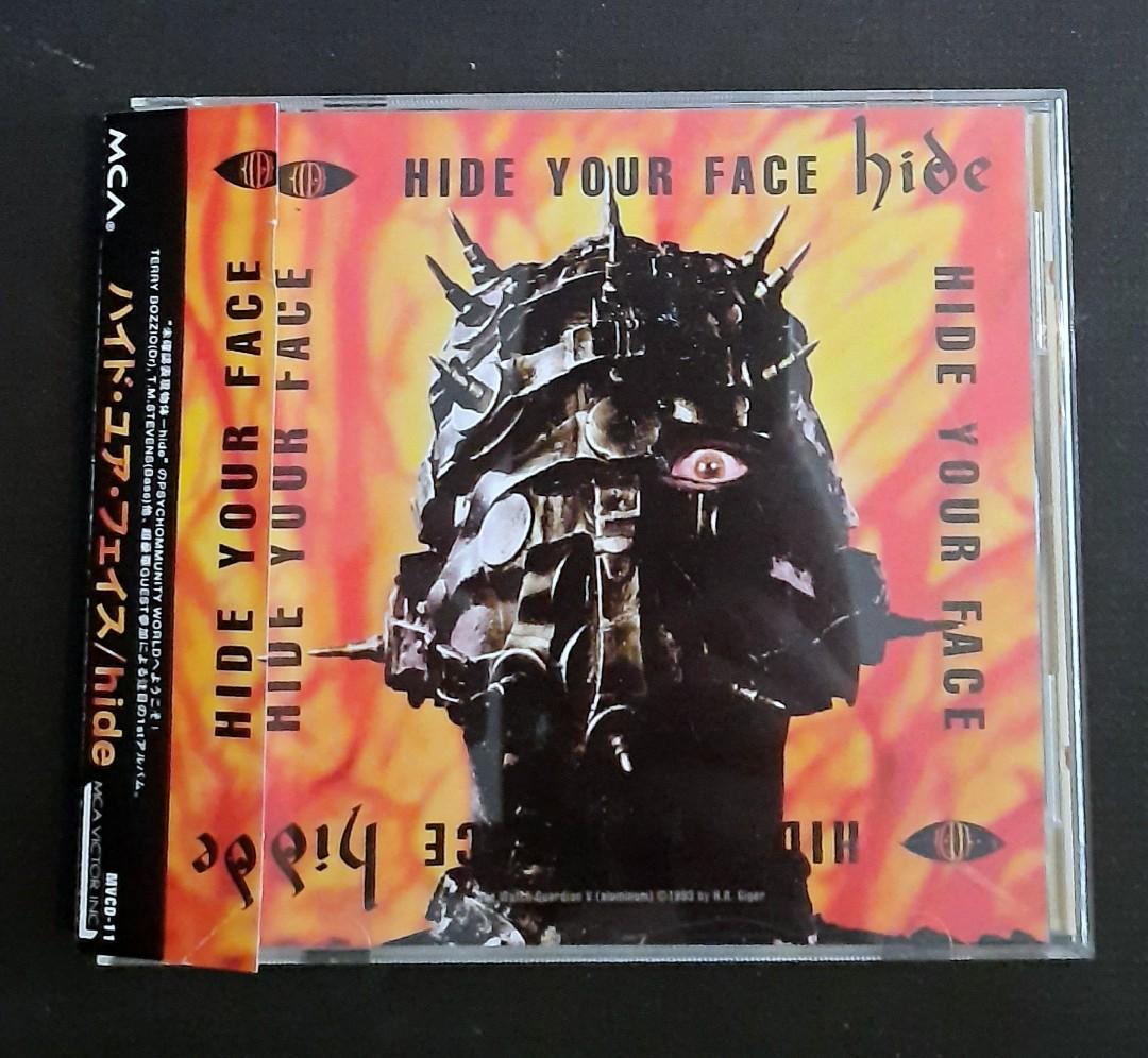 Hide - Hide your face CD 日版X Japan, 興趣及遊戲, 收藏品及紀念品