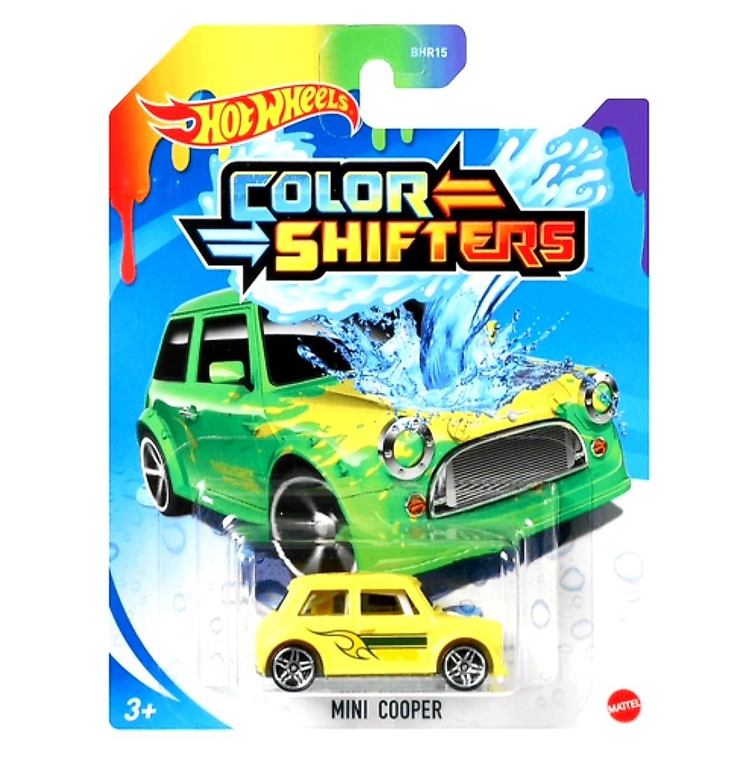 Hot Wheels Mini Cooper ( Yellow To Green ) Hotwheels Color Shifters ...