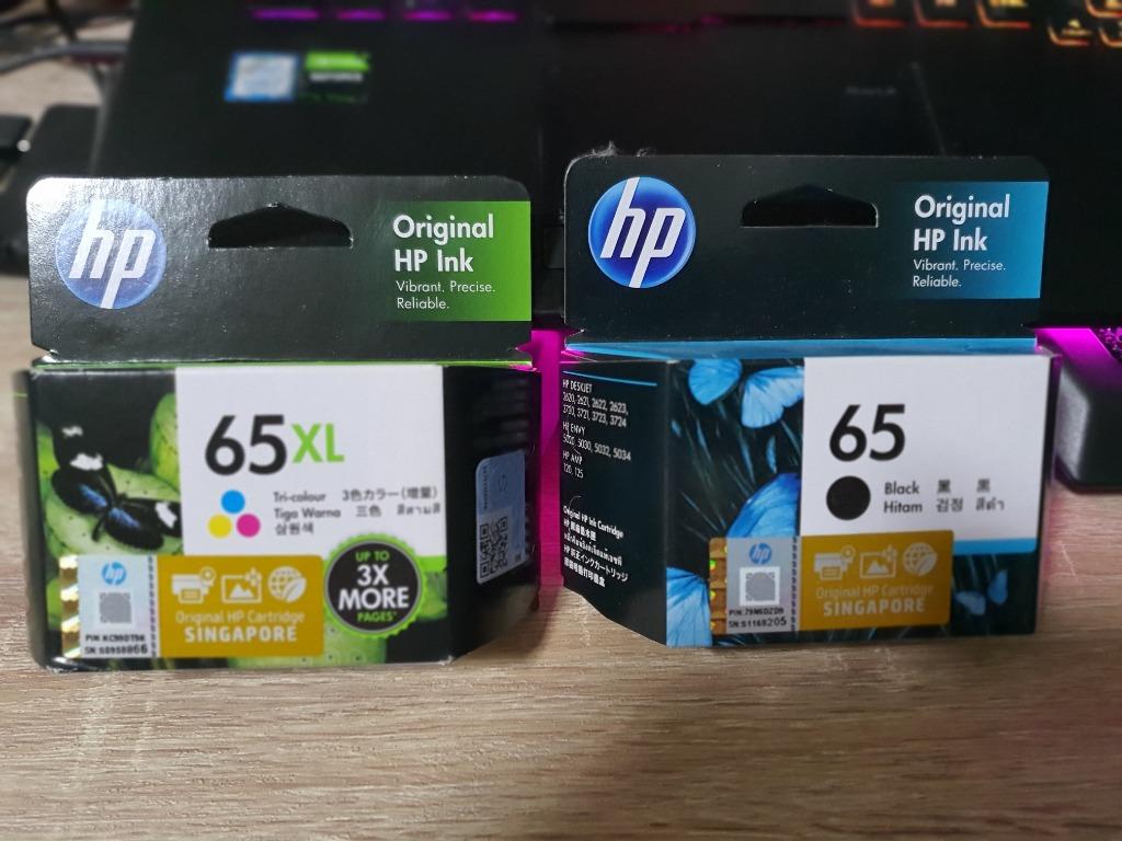 HP 65 Ink, Computers & Tech, Printers, Scanners & Copiers on Carousell