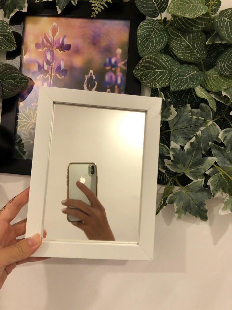 IKEA photo frame mirror, Furniture & Home Living, Home Decor, Frames