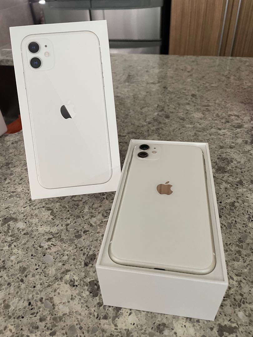 iPhone 11 256Gb White (with box), Mobile Phones & Gadgets, Mobile ...