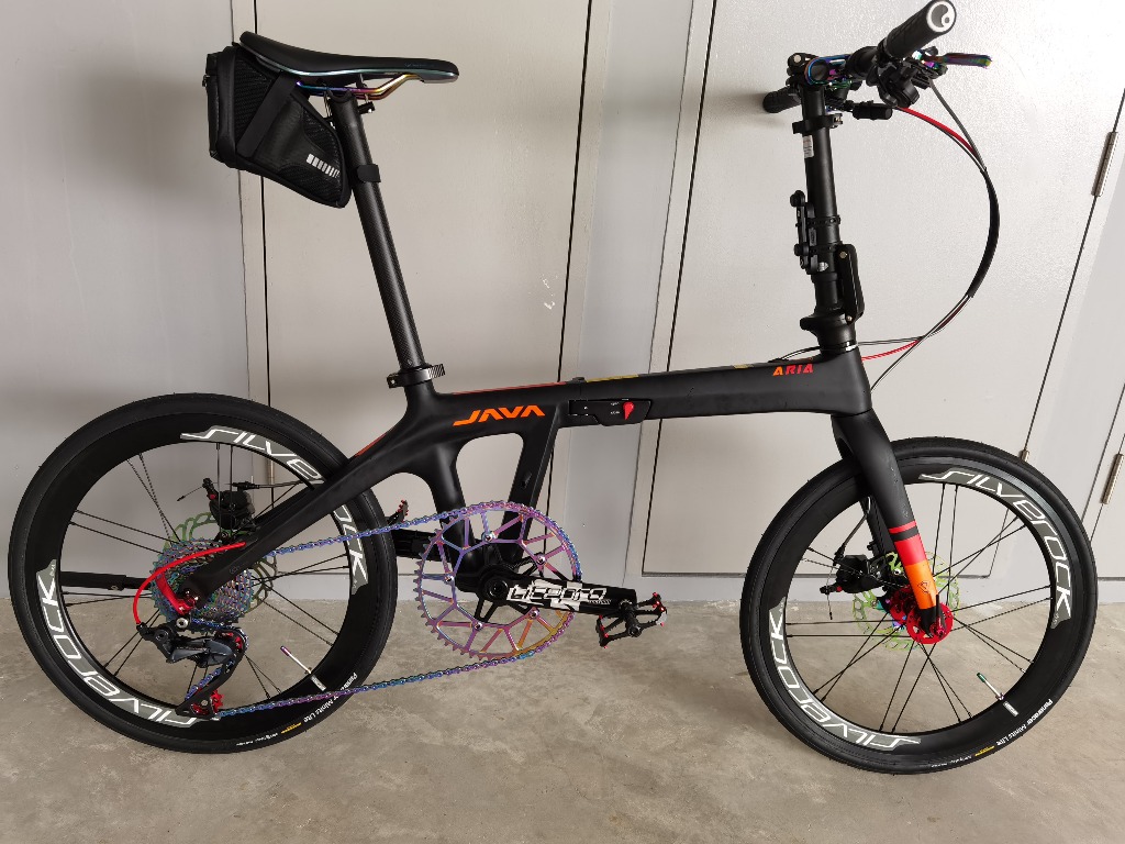 Java carbon shop folding bike