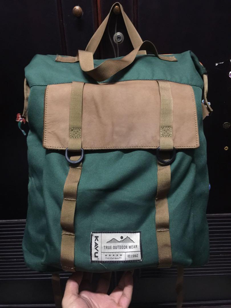 Kavu backpack, Fesyen Pria, Tas 