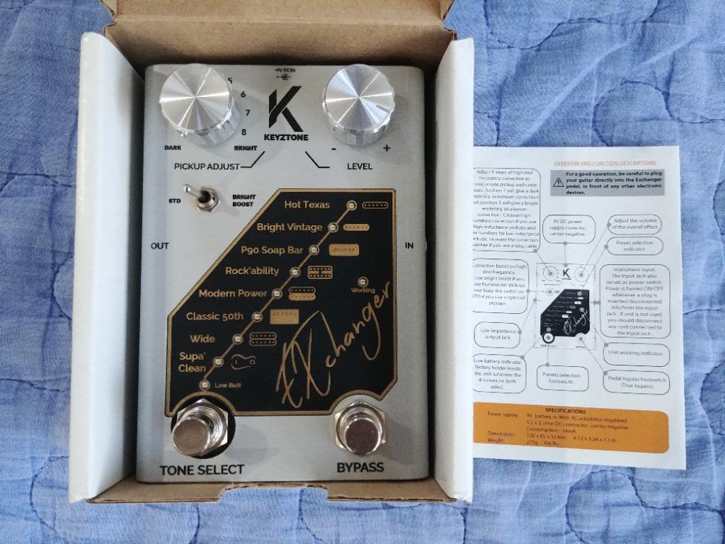 Keyztone EXchanger All electric guitar pickups in one pedal, Hobbies