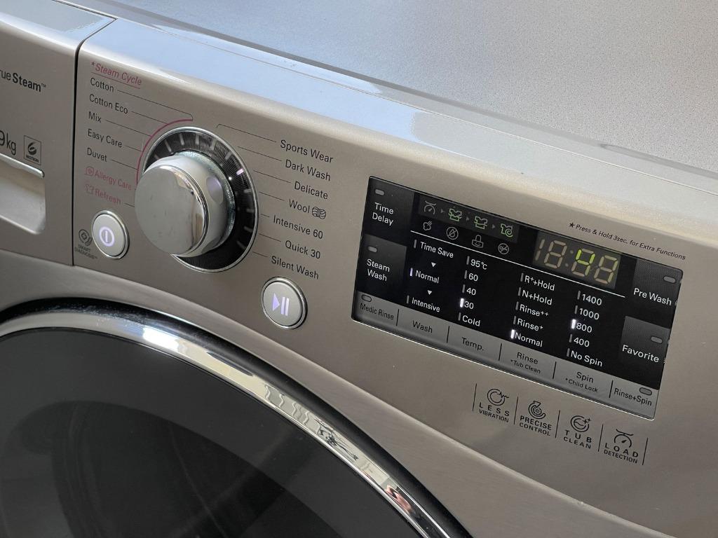 LG Direct Drive 9kg Washing Machine, TV & Home Appliances, Washing