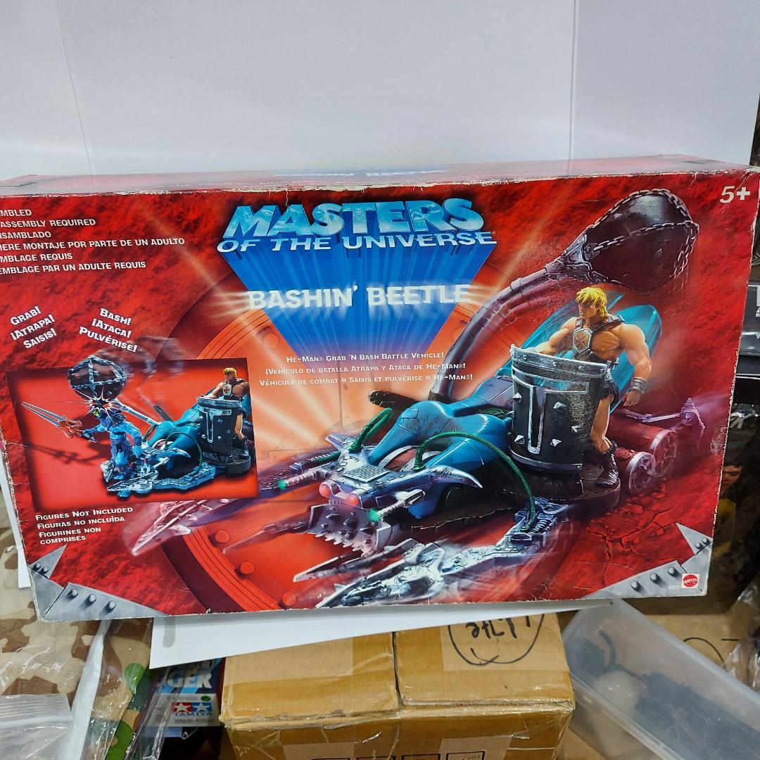 全新 盒不完美 Master Of The Universe Bashin Beetle He Man 甲蟲車a 興趣及遊戲 玩具 遊戲類 Carousell