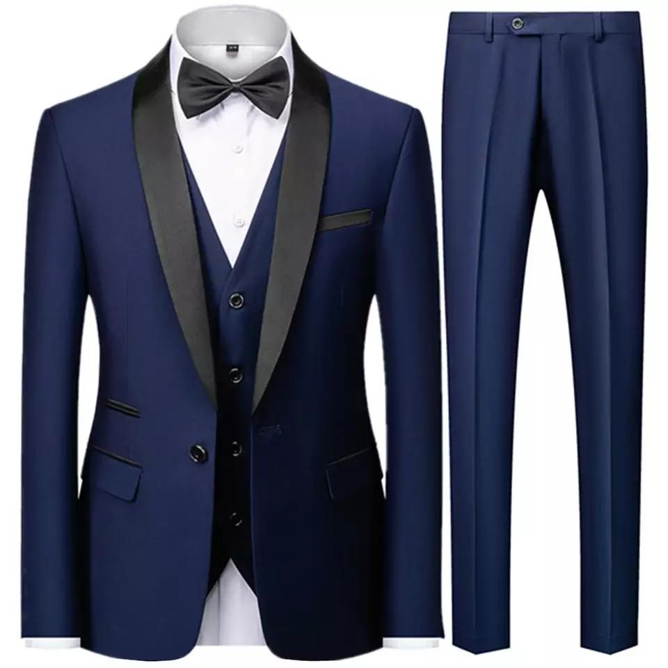 Red and black wedding tuxedo hot sale