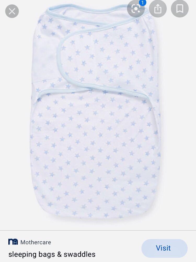 Mothercare baby swaddle Babies Kids Bathing Changing Diapers Baby Wipes on Carousell