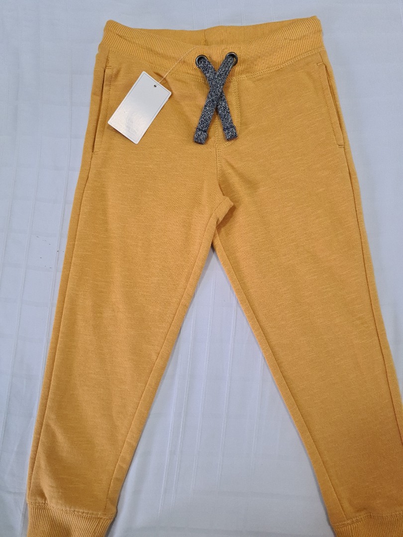 Mothercare Boy Yellow Pants, Babies & Kids, Babies & Kids Fashion on