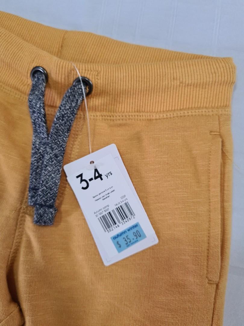 Mothercare Boy Yellow Pants, Babies & Kids, Babies & Kids Fashion on