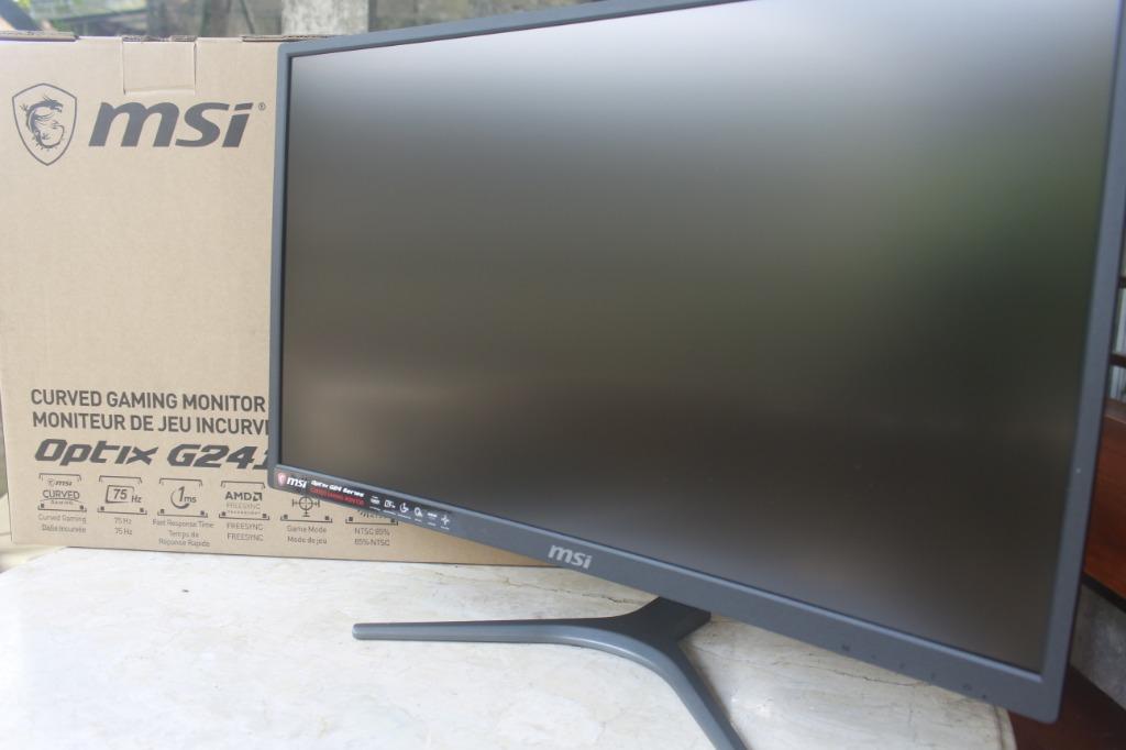 Msi Curved Gaming Monitor Optix G241 Computers Tech Parts Accessories Monitor Screens On Carousell