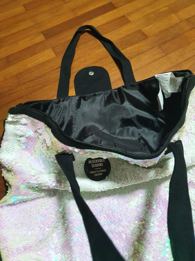 YSL tote (SOLD) n reversible sequins bag canvas tote w coin