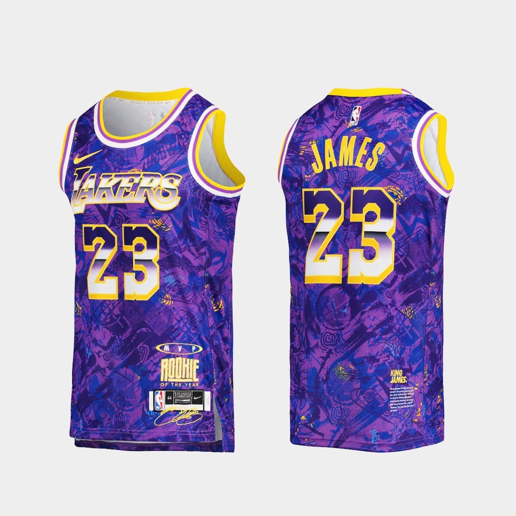 Nike / Men's Los Angeles Lakers LeBron James MVP Select Series Jersey