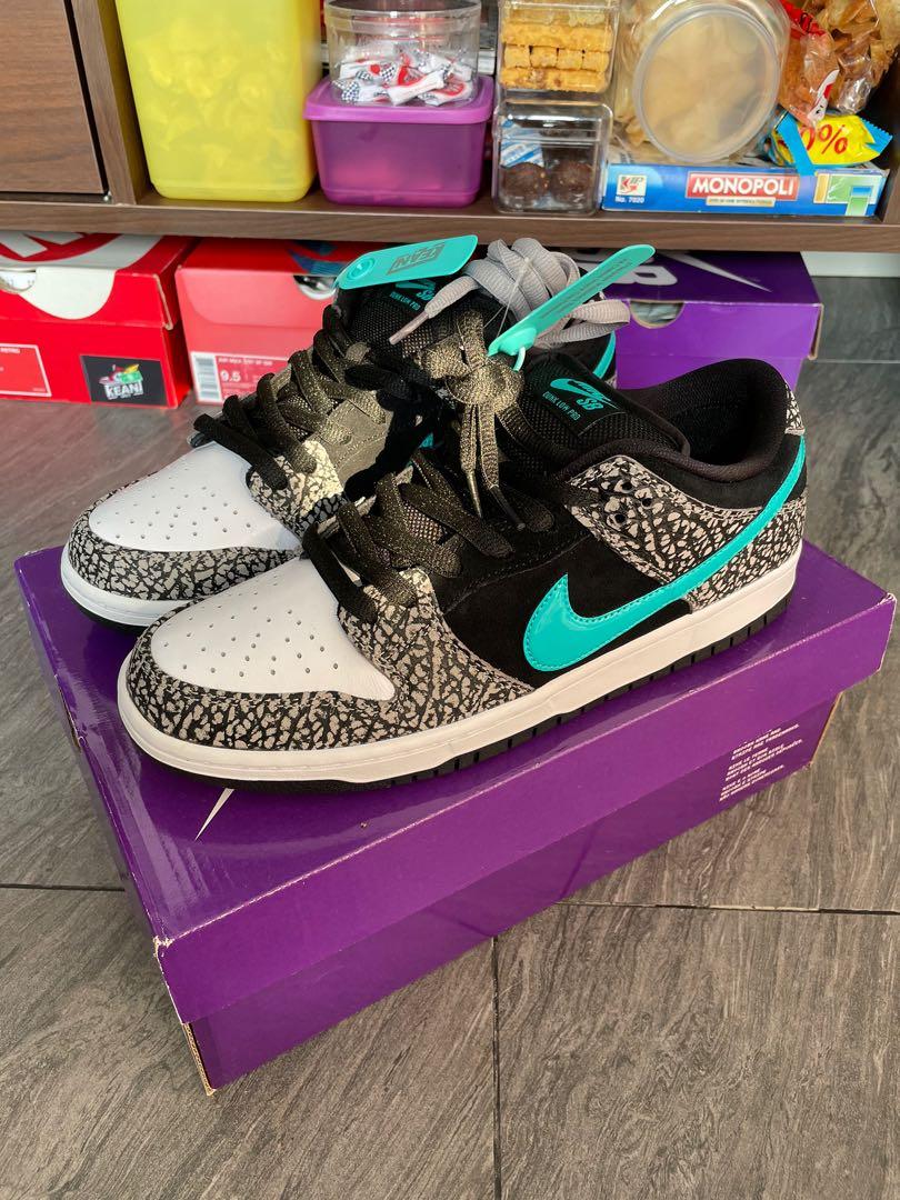 nike sb dunk low atmos elephant print