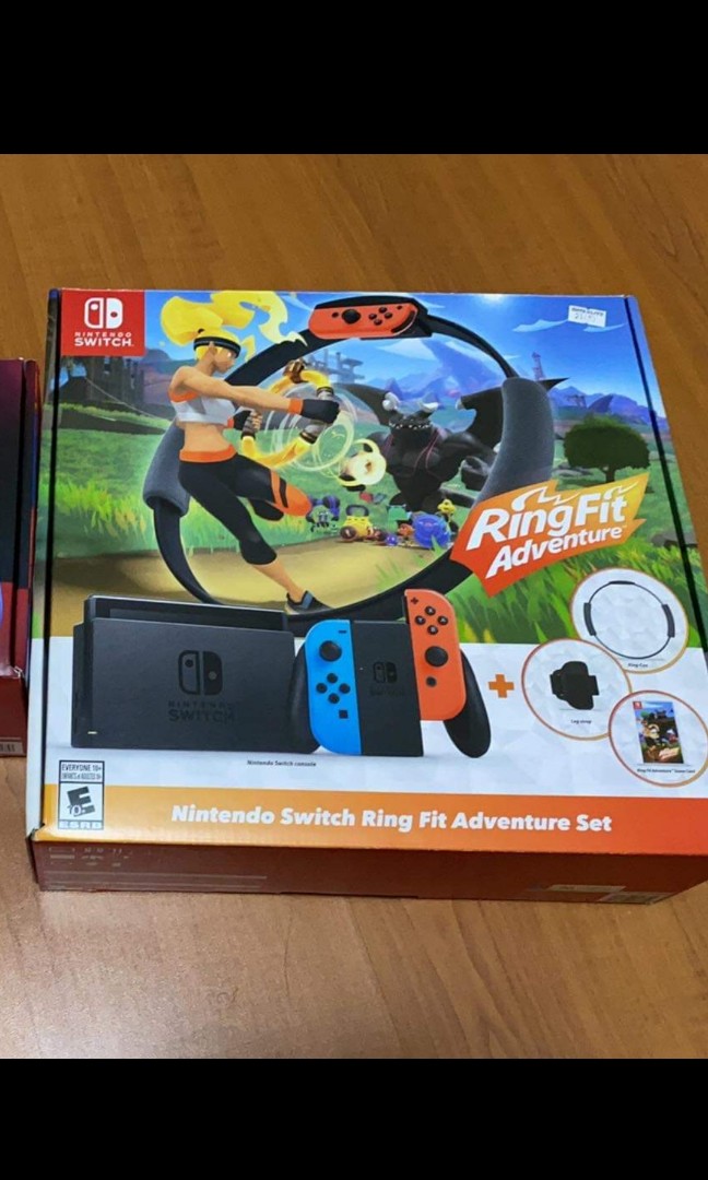 Nintendo Switch V2 Ringfit Edition Video Gaming Video Game Consoles Nintendo On Carousell