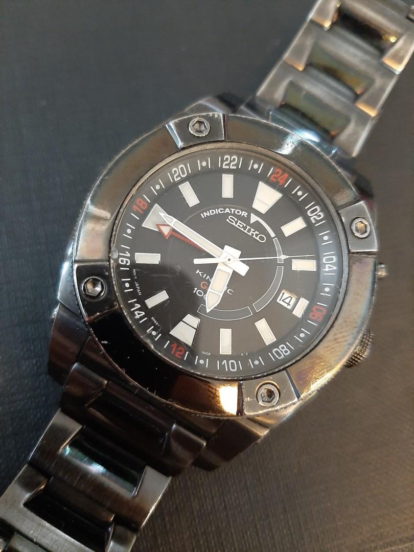 October 2007 Seiko Kinetic GMT SUN007 Quartz Japan, Men's Fashion, Watches  & Accessories, Watches on Carousell