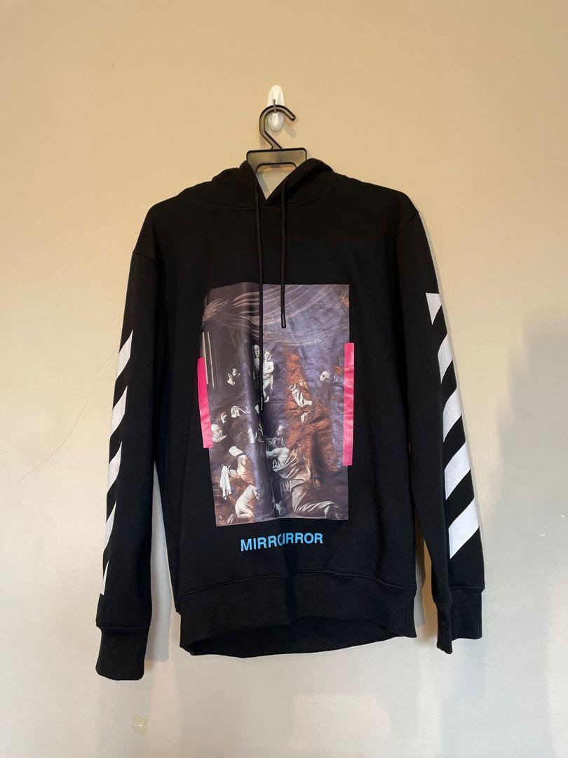 Off white caravaggio hoodie ss17 Clearance