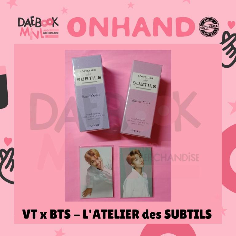 Onhand Ready To Ship Vt X Bts L Atelier Des Subtils Perfume With Photocard Set Hobbies Toys Memorabilia Collectibles K Wave On Carousell